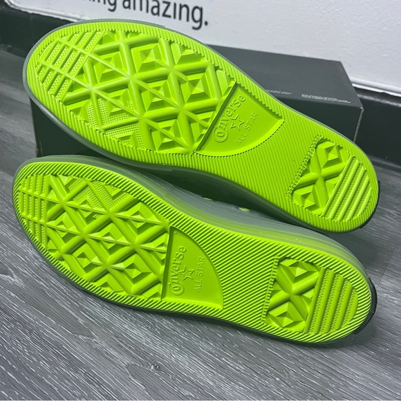 NWT Converse Chuck Taylor All Star High Ash Stone Lime Twist Women's 7.5 - Picture 9 of 13